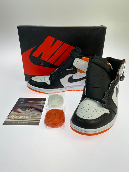 【中古美品】【メンズ】 NIKE ナイキ AIR JORDAN 1 RETRO HIGH OG 555088-180 エアジョーダン 1 レトロ ハイ オリジナル スニーカー 靴 160-260607-SH-25-hon カラー：WHITE/BLACK-ELECTRO ORANGE 万代Net店