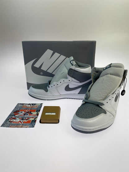 【中古美品】【メンズ】 NIKE ナイキ AIR JORDAN 1 RETRO HIGH OG 555088-037 エア ジョーダン ワン レトロ ハイ オージー 靴 シューズ スニーカー SNEAKER 160-260513-KS-07-min サイズ：26.5cm US8.5 カラー：グレー/ホワイト 万代Net店