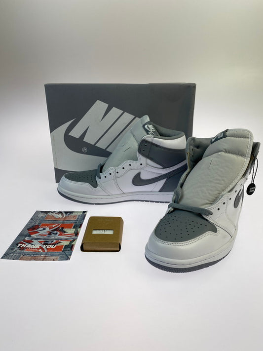 【中古美品】【メンズ】 NIKE ナイキ AIR JORDAN 1 RETRO HIGH OG 555088-037 エア ジョーダン ワン レトロ ハイ オージー 靴 シューズ スニーカー SNEAKER 160-260513-KS-07-min サイズ：26.5cm US8.5 カラー：グレー/ホワイト 万代Net店