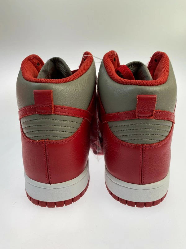 【中古美品】【メンズ】 NIKE ナイキ DUNK HIGH RETRO QS 850477-001 ダンク ハイ レトロ クイックストライク 靴 シューズ スニーカー SNEAKER 160-260513-KS-09-min サイズ：29.0cm US11 カラー：SOFT GREY/UNIV RED 万代Net店