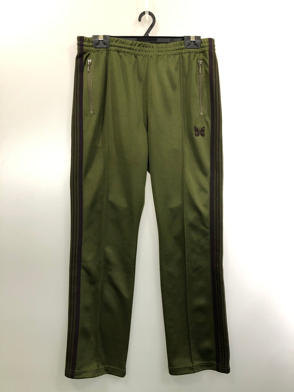 【中古品】【メンズ】 NEEDLES ニードルズ POLY SMOOTH TRACK PANTS OT229 ポリスムース トラックパンツ メンズ ボトムス 151-260520-KS-01-min サイズ：L カラー：グリーン系 万代Net店