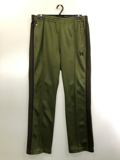 【中古品】【メンズ】 NEEDLES ニードルズ POLY SMOOTH TRACK PANTS OT229 ポリスムース トラックパンツ メンズ ボトムス 151-260520-KS-01-min サイズ：L カラー：グリーン系 万代Net店