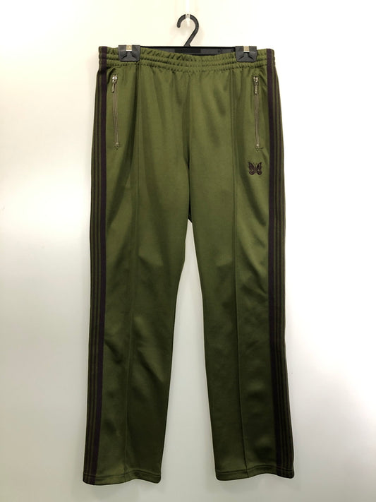 【中古品】【メンズ】 NEEDLES ニードルズ POLY SMOOTH TRACK PANTS OT229 ポリスムース トラックパンツ メンズ ボトムス 151-260520-KS-01-min サイズ：L カラー：グリーン系 万代Net店