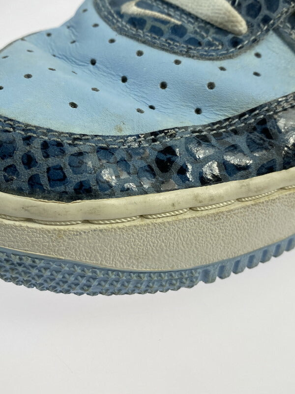 【現状渡し品】【メンズ】 NIKE ナイキ WMNS AIR FORCE 1 LOW PREMIUM 309439-411 エアフォース ロー プレミアム スニーカー 靴 シューズ SNEAKER 160-260513-KS-06-min サイズ：27.5cm US10.5 カラー：ライトブルー系 万代Net店