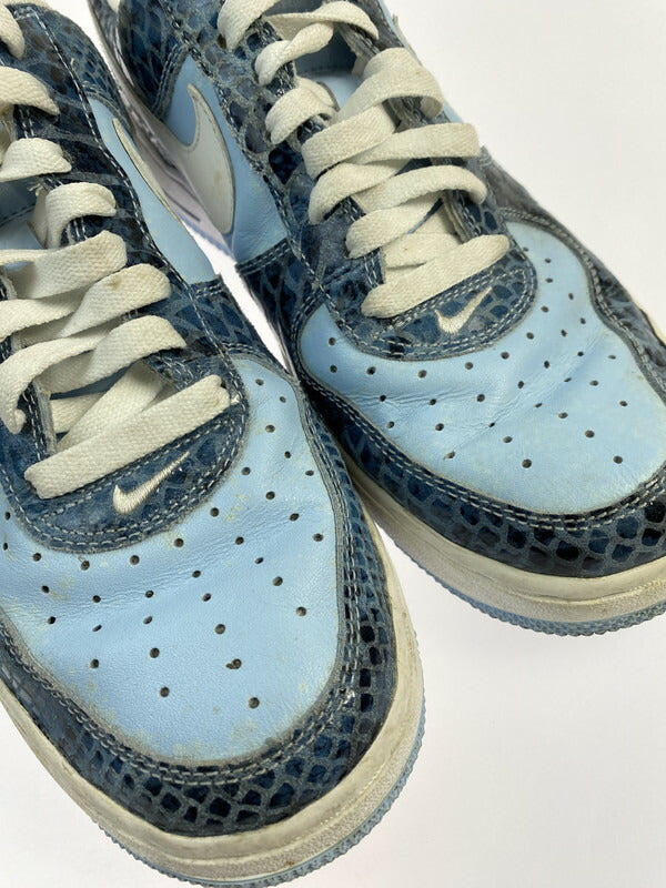 【現状渡し品】【メンズ】 NIKE ナイキ WMNS AIR FORCE 1 LOW PREMIUM 309439-411 エアフォース ロー プレミアム スニーカー 靴 シューズ SNEAKER 160-260513-KS-06-min サイズ：27.5cm US10.5 カラー：ライトブルー系 万代Net店