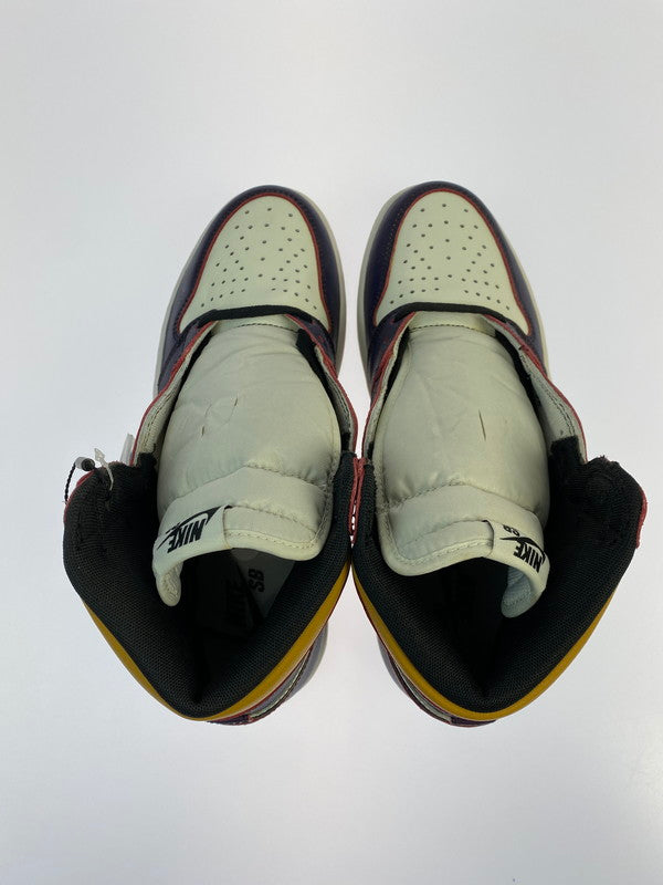 【未使用品】【メンズ】 NIKE ナイキ AIR JORDAN 1 HIGH OG DEFIANT LA TO CHICAGO CD6578-507 エアジョーダン1 ハイ オリジナル ディファイアント スニーカー 靴 160-260607-SH-21-hon サイズ：27.5cm US9.5 カラー：COURT PURPLE/SAIL-UNIVERSITY GOLD 万代Net店