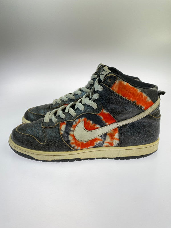 【現状渡し品】【メンズ】 NIKE SB ナイキ スケートボーディング × HUF ハフ 別注 コラボ DUNK HIGH PRO SB 305050-102 ダンク ハイ プロ エスビー スニーカー 靴 160-260607-SH-27-hon カラー：ブラック/グレー/オレンジ 万代Net店