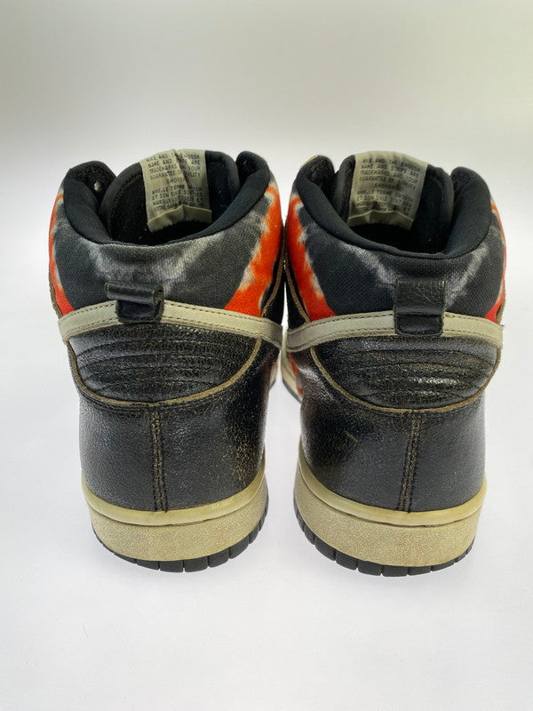 【現状渡し品】【メンズ】 NIKE SB ナイキ スケートボーディング × HUF ハフ 別注 コラボ DUNK HIGH PRO SB 305050-102 ダンク ハイ プロ エスビー スニーカー 靴 160-260607-SH-27-hon カラー：ブラック/グレー/オレンジ 万代Net店