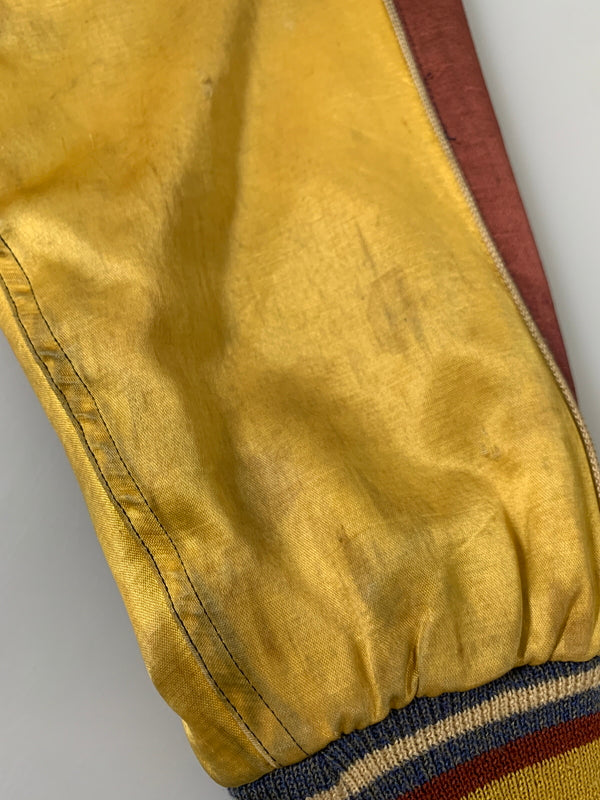 【現状渡し品】【メンズ】 SUGAR CANE シュガーケーン TALON ZIP スカジャン 145-260523-zi-08-min サイズ：40R カラー：ゴールド/ブラウンレッド系 万代Net店