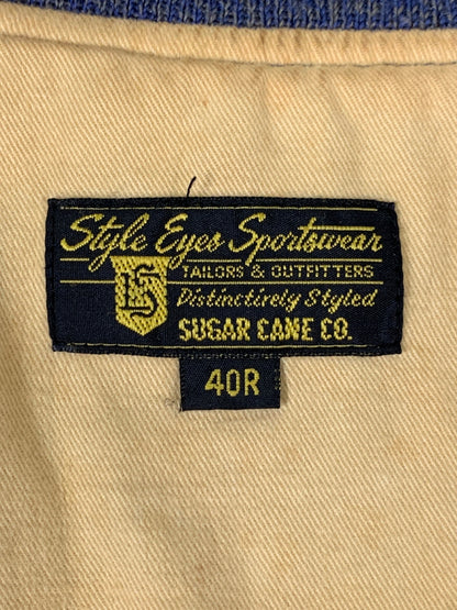 【現状渡し品】【メンズ】 SUGAR CANE シュガーケーン TALON ZIP スカジャン 145-260523-zi-08-min サイズ：40R カラー：ゴールド/ブラウンレッド系 万代Net店