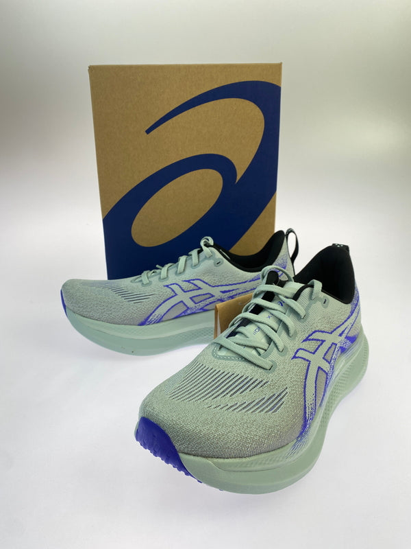 【未使用品】【メンズ】 ASICS アシックス 1011C156-400 グライドライド マックス 2 靴 シューズ スニーカー 162-260517-AS-31-min サイズ：27cm カラー：COLD MOSS/COBALT BURST 万代Net店