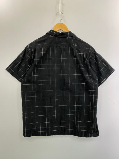 【中古品】【メンズ】 STUDIO D'ARTISAN ステュディオ・ダ・ルチザン 京黒紋付染絣半袖シャツ 5720 きょうくろもんつきぞめ かすり メンズ トップス 145-260521-em-26-min サイズ：42 カラー：ブラック 万代Net店