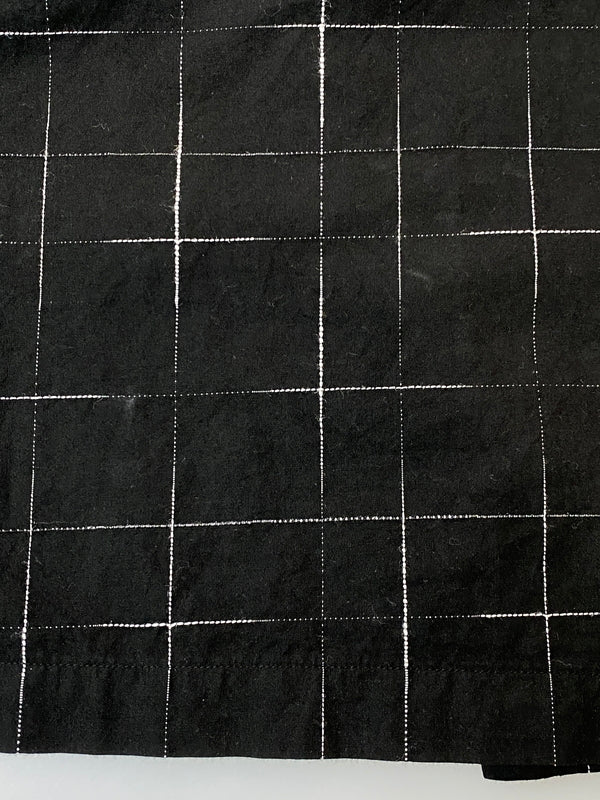 【中古品】【メンズ】 STUDIO D'ARTISAN ステュディオ・ダ・ルチザン 京黒紋付染絣半袖シャツ 5720 きょうくろもんつきぞめ かすり メンズ トップス 145-260521-em-26-min サイズ：42 カラー：ブラック 万代Net店