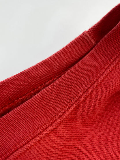 【中古品】【メンズ】 CHAMPION チャンピオン ランタグ MURRAY RIVER 1824 SS TOPS 半袖Tシャツ ショートスリーブ スウェット 146-260718-AS-64-min サイズ：M カラー：レッド 万代Net店