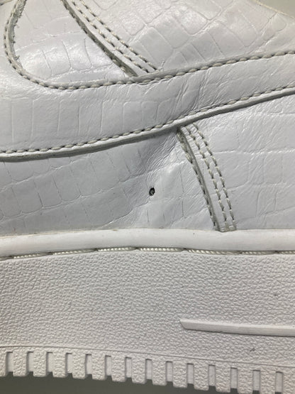 【中古美品】【メンズ】 NIKE ナイキ HTM AIR FORCE 1 LOW CROCODILE 305895-111 エアフォースワン ロー 2004年製 スニーカー 靴 160-260726-kk-05-hon カラー：WHITE/WHITE-NEUTRAL GREY 万代Net店