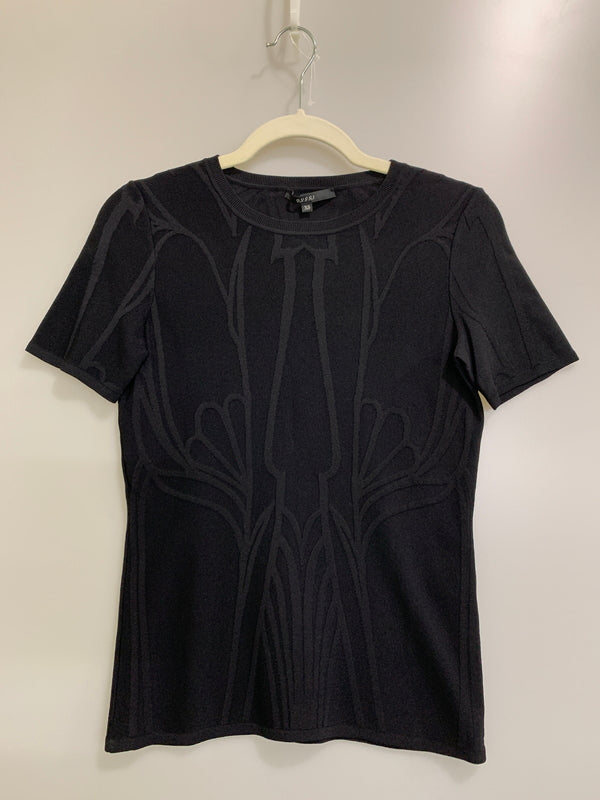 【中古品】【レディース】 GUCCI グッチ スカートスーツ トップス 347804 X7087 半袖 レディース トップス 168-260710-em-18-min サイズ：XS カラー：ブラック 万代Net店