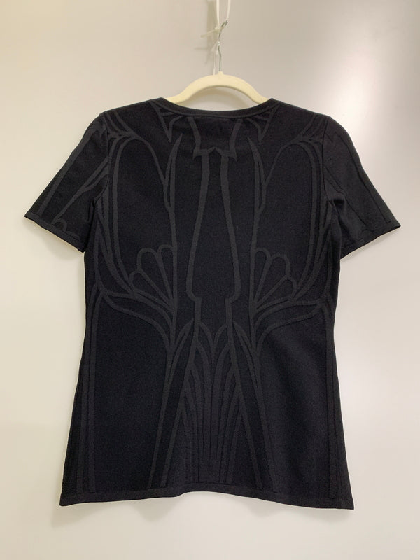 【中古品】【レディース】 GUCCI グッチ スカートスーツ トップス 347804 X7087 半袖 レディース トップス 168-260710-em-18-min サイズ：XS カラー：ブラック 万代Net店