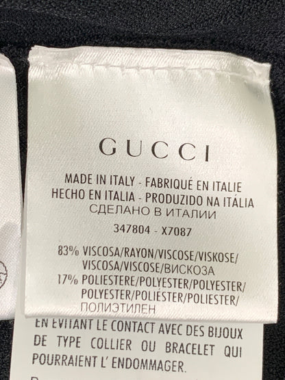 【中古品】【レディース】 GUCCI グッチ スカートスーツ トップス 347804 X7087 半袖 レディース トップス 168-260710-em-18-min サイズ：XS カラー：ブラック 万代Net店