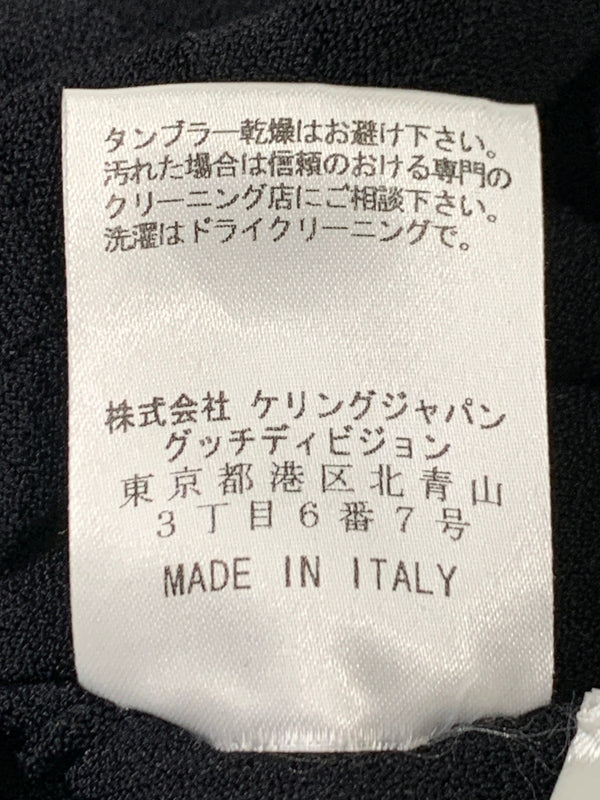 【中古品】【レディース】 GUCCI グッチ スカートスーツ トップス 347804 X7087 半袖 レディース トップス 168-260710-em-18-min サイズ：XS カラー：ブラック 万代Net店
