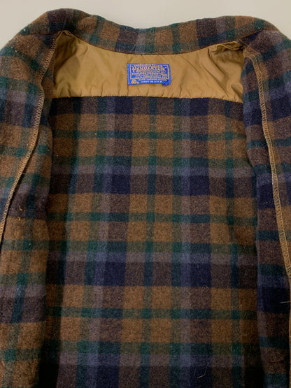 【中古品】【メンズ】 PENDLETON ペンドルトン 70S WOOL LS SHIRT ウール 長袖 シャツ 70年代 ヴィンテージ メンズ トップス 146-260518-em-24-min サイズ：XL カラー：ブラウン系 万代Net店