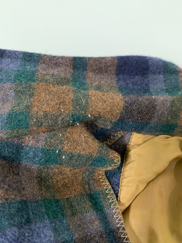 【中古品】【メンズ】 PENDLETON ペンドルトン 70S WOOL LS SHIRT ウール 長袖 シャツ 70年代 ヴィンテージ メンズ トップス 146-260518-em-24-min サイズ：XL カラー：ブラウン系 万代Net店