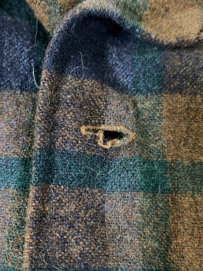 【中古品】【メンズ】 PENDLETON ペンドルトン 70S WOOL LS SHIRT ウール 長袖 シャツ 70年代 ヴィンテージ メンズ トップス 146-260518-em-24-min サイズ：XL カラー：ブラウン系 万代Net店