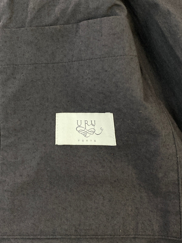 【中古品】【メンズ】 URU ウル ZIP-UP COW LEATHER VEST 21SCL01GD ジップアップ カウレザー ベスト トップス 140-260527-yn-24-min サイズ：F カラー：ブラック 万代Net店