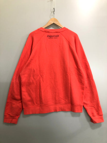 【中古品】【メンズ】 DSQUARED2 ディースクエアード × LOVE IS S71GU0405 SWEATSHIRT スウェット トレーナー 141-260520-AS-7-min サイズ：M カラー：コーラルピンク 万代Net店