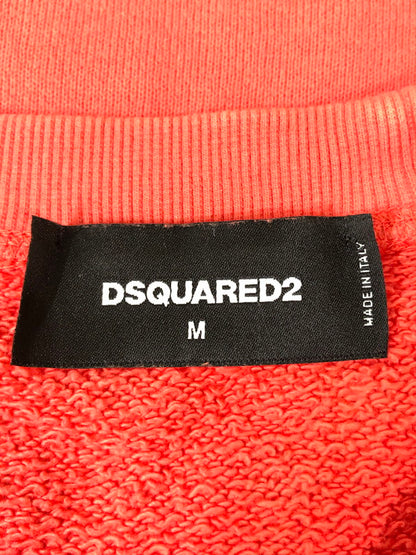 【中古品】【メンズ】 DSQUARED2 ディースクエアード × LOVE IS S71GU0405 SWEATSHIRT スウェット トレーナー 141-260520-AS-7-min サイズ：M カラー：コーラルピンク 万代Net店