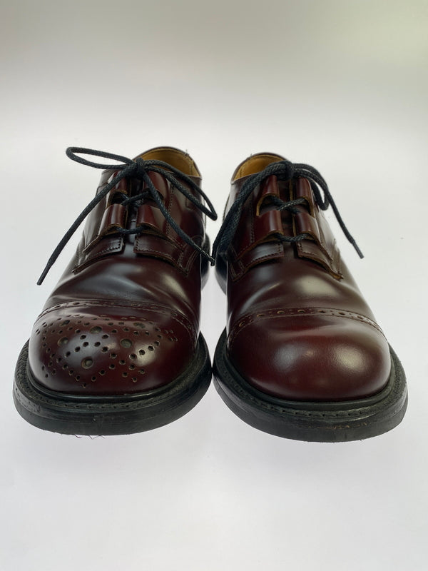 【中古品】【メンズ】 QUILP by TRICKER'S クイルプ バイ トリッカーズ PUNCHED CAP GHILLIE SHOES M7704 パンチドキャップ ギリーシューズ 革靴 ビジネスシューズ 164-260523-kk-11-min サイズ：6 1/2 カラー：バーガンディー 万代Net店