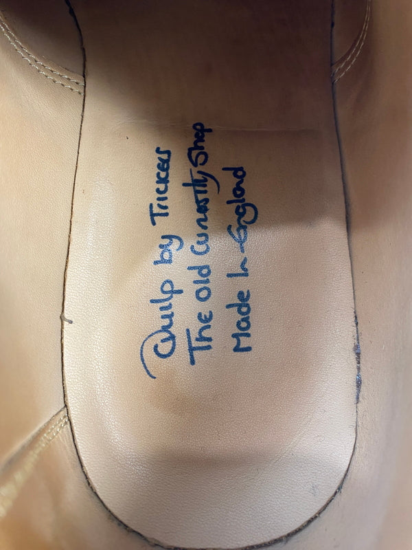 【中古品】【メンズ】 QUILP by TRICKER'S クイルプ バイ トリッカーズ PUNCHED CAP GHILLIE SHOES M7704 パンチドキャップ ギリーシューズ 革靴 ビジネスシューズ 164-260523-kk-11-min サイズ：6 1/2 カラー：バーガンディー 万代Net店