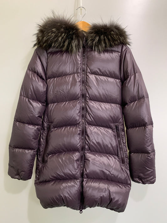【中古品】【レディース】 DUVETICA デュベティカ KAPPA FUR DOWN JACKET カッパ ダウンジャケット ダウンコート 141-260615-kt-18-min サイズ：38 カラー：パープル系 万代Net店