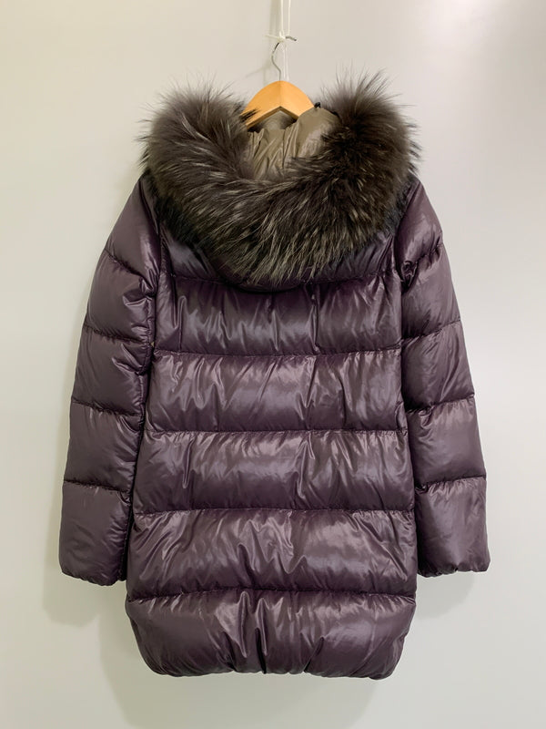 【中古品】【レディース】 DUVETICA デュベティカ KAPPA FUR DOWN JACKET カッパ ダウンジャケット ダウンコート 141-260615-kt-18-min サイズ：38 カラー：パープル系 万代Net店