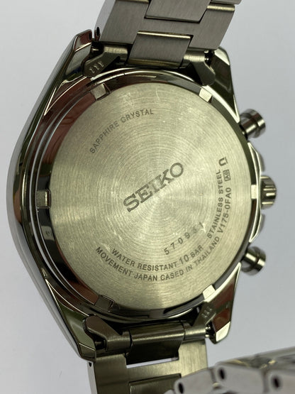 【中古品】【メンズ】 SEIKO セイコー セイコーセレクション Ｓシリーズ メンズソーラー クロノグラフ 腕時計 V175 -0FA0 メンズ ウォチ 197-260521-em-78-min カラー：シルバー 万代Net店