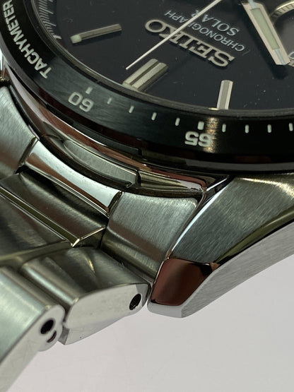 【中古品】【メンズ】 SEIKO セイコー セイコーセレクション Ｓシリーズ メンズソーラー クロノグラフ 腕時計 V175 -0FA0 メンズ ウォチ 197-260521-em-78-min カラー：シルバー 万代Net店