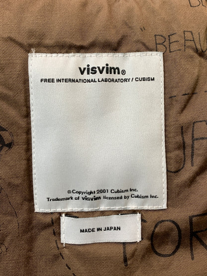 【中古品】【メンズ】 VISVIM ビズビム 17AW NAPIER DRIVING COAT 0117205013010 17年秋冬モデル ネピア ドライビング コート アウター 142-260526-jt-20-min サイズ：1 カラー：ベージュ 万代Net店
