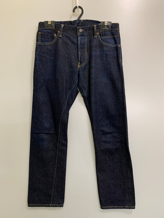 【中古品】【メンズ】 VISVIM ビズビム 20AW SOCIAL SCULPTURE 16 RAW DENIM PANTS 0120205005023 ソーシャル スカルプチャー シックスティーン ロウ デニムパンツ 153-260530-KS-37-min サイズ：W34 L28 カラー：インディゴブルー 万代Net店