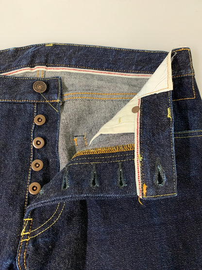 【中古品】【メンズ】 VISVIM ビズビム 20AW SOCIAL SCULPTURE 16 RAW DENIM PANTS 0120205005023 ソーシャル スカルプチャー シックスティーン ロウ デニムパンツ 153-260530-KS-37-min サイズ：W34 L28 カラー：インディゴブルー 万代Net店