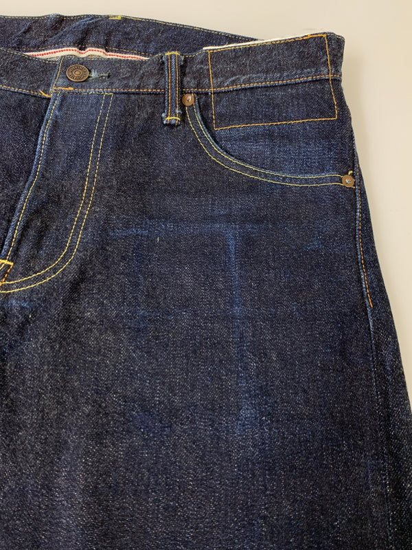 【中古品】【メンズ】 VISVIM ビズビム 20AW SOCIAL SCULPTURE 16 RAW DENIM PANTS 0120205005023 ソーシャル スカルプチャー シックスティーン ロウ デニムパンツ 153-260530-KS-37-min サイズ：W34 L28 カラー：インディゴブルー 万代Net店