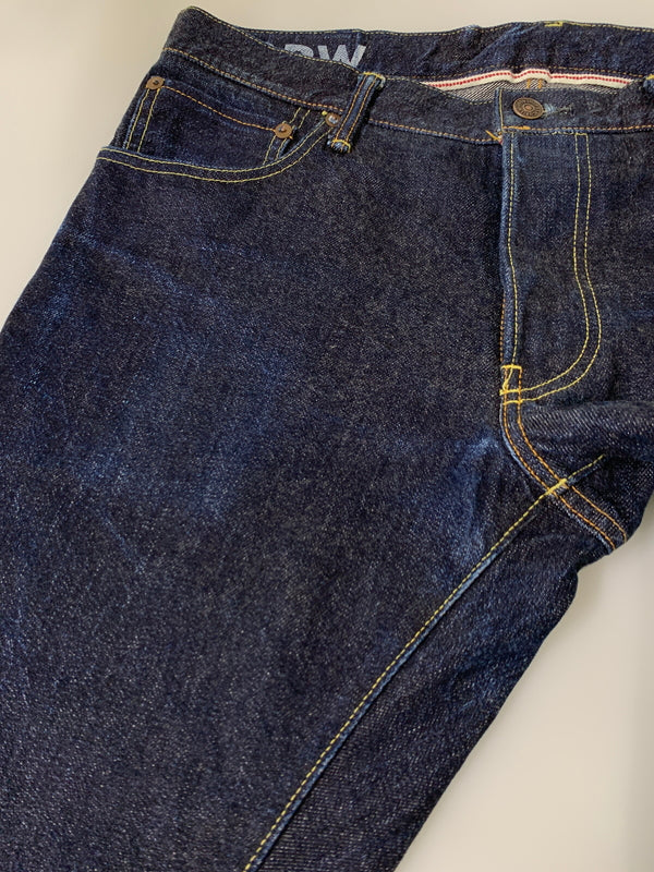 【中古品】【メンズ】 VISVIM ビズビム 20AW SOCIAL SCULPTURE 16 RAW DENIM PANTS 0120205005023 ソーシャル スカルプチャー シックスティーン ロウ デニムパンツ 153-260530-KS-37-min サイズ：W34 L28 カラー：インディゴブルー 万代Net店