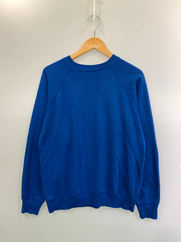 【現状渡し品】【メンズ】 TULTEX タルテックス 80S USA製 SWEAT SHIRT スウェット トレーナー ヴィンテージ 146-260520-AS-44-min サイズ：M カラー：ブルー 万代Net店