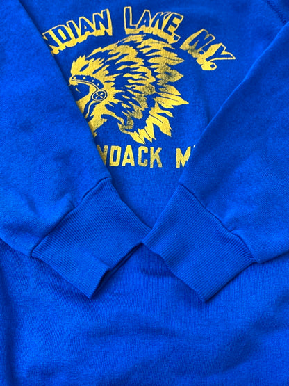 【現状渡し品】【メンズ】 TULTEX タルテックス 80S USA製 SWEAT SHIRT スウェット トレーナー ヴィンテージ 146-260520-AS-44-min サイズ：M カラー：ブルー 万代Net店