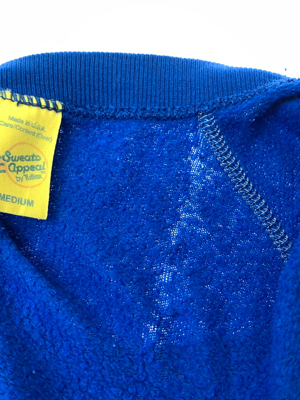 【現状渡し品】【メンズ】 TULTEX タルテックス 80S USA製 SWEAT SHIRT スウェット トレーナー ヴィンテージ 146-260520-AS-44-min サイズ：M カラー：ブルー 万代Net店