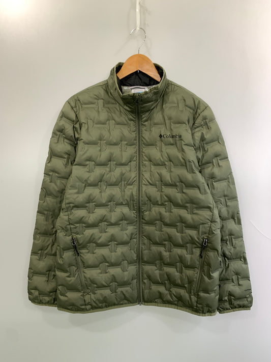 【中古品】【メンズ】 COLUMBIA コロンビア WE8412 DELTA RIDGE DOWN JACKET ダウンジャケット アウター 144-260520-AS-47-min サイズ：L カラー：グリーン 万代Net店