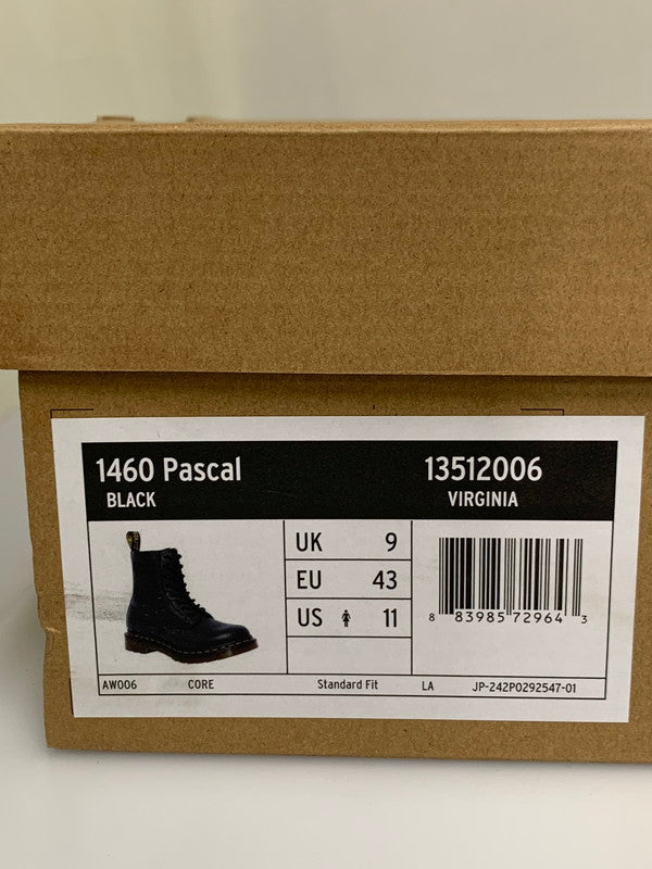 【中古品】【メンズ】 DR.MARTENS ドクターマーチン 1460 PASCAL パスカル 8ホールブーツ メンズ 靴 シューズ 165-260521-em-60-min サイズ：UK9 カラー：ブラック 万代Net店