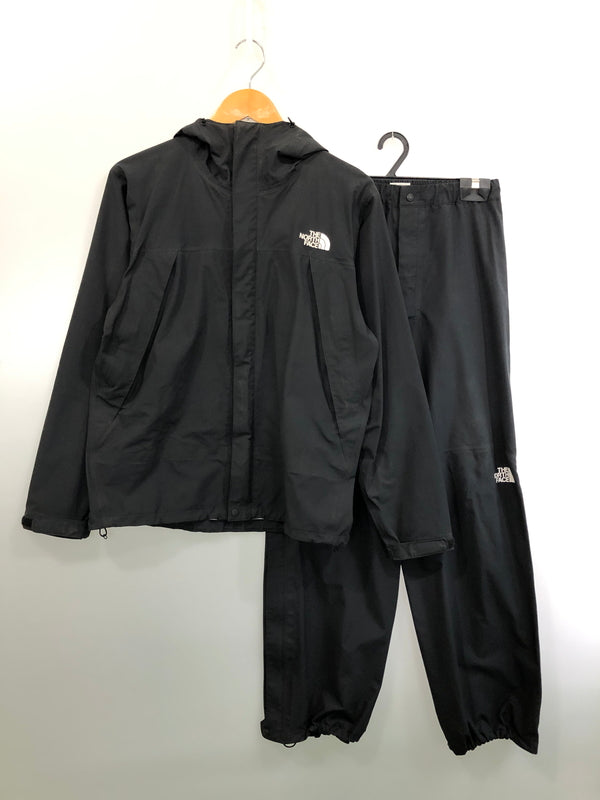 【現状渡し品】【メンズ】 THE NORTH FACE ザノースフェイス RAINTEX AERO SET UP NP11520 レインテックス エアロ セットアップ ジャケット ボトムス 144-260519-yn-36-min サイズ：M カラー：ブラック 万代Net店