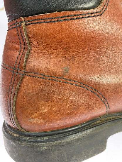 【現状渡し品】【メンズ/レディース】 RED WING レッドウィング 刺繍羽タグ SUPER SOLE MOC TOE WORK BOOTS 靴 シューズ ブーツ 164-260531-AS-78-min サイズ：7 1/2 カラー：ブラウン 万代Net店