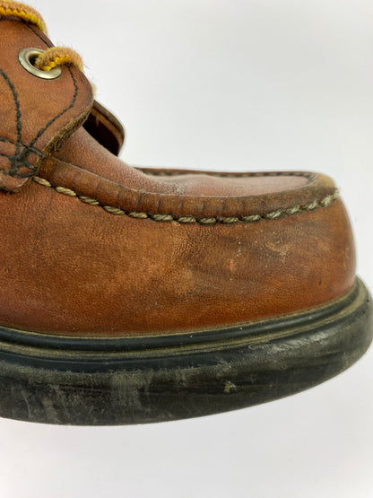【現状渡し品】【メンズ/レディース】 RED WING レッドウィング 刺繍羽タグ SUPER SOLE MOC TOE WORK BOOTS 靴 シューズ ブーツ 164-260531-AS-78-min サイズ：7 1/2 カラー：ブラウン 万代Net店