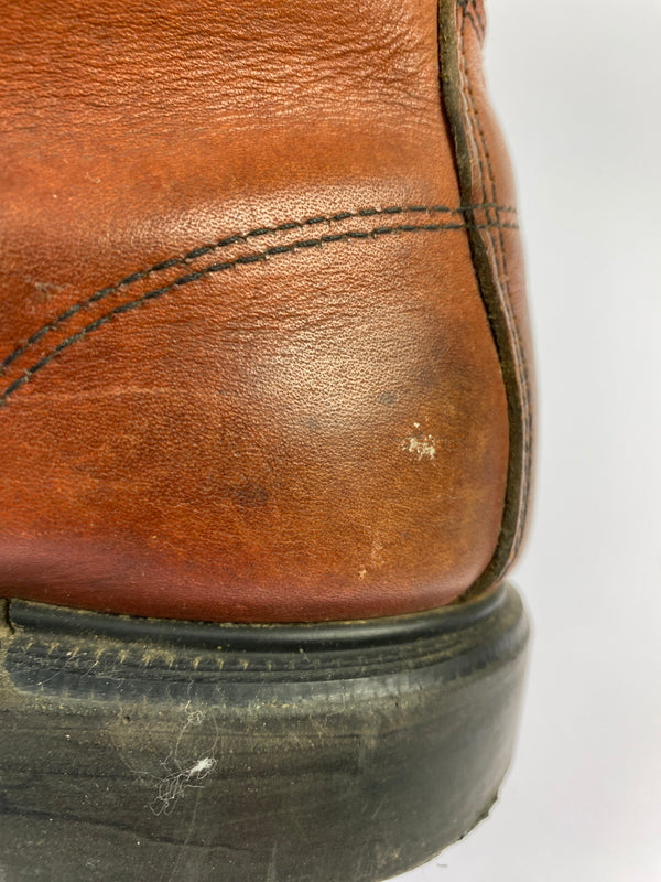 【現状渡し品】【メンズ/レディース】 RED WING レッドウィング 刺繍羽タグ SUPER SOLE MOC TOE WORK BOOTS 靴 シューズ ブーツ 164-260531-AS-78-min サイズ：7 1/2 カラー：ブラウン 万代Net店