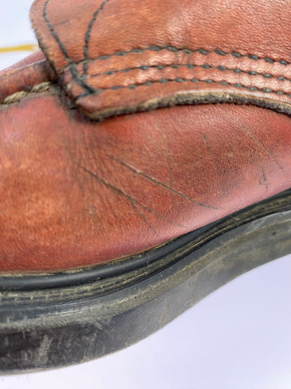 【現状渡し品】【メンズ/レディース】 RED WING レッドウィング 刺繍羽タグ SUPER SOLE MOC TOE WORK BOOTS 靴 シューズ ブーツ 164-260531-AS-78-min サイズ：7 1/2 カラー：ブラウン 万代Net店